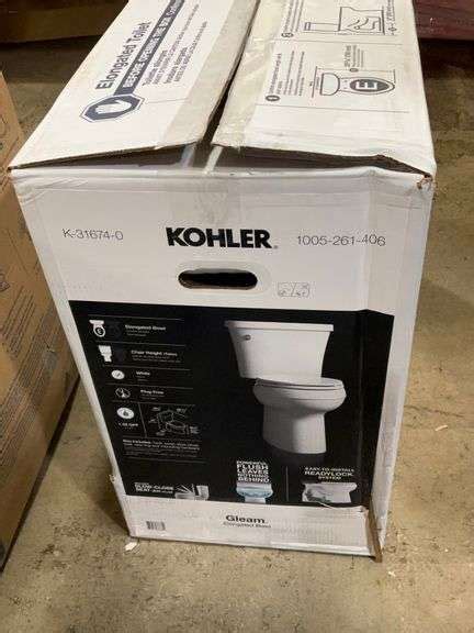 Kohler Gleam 2 Piece Chair Height Elongated Skirted 128 Gpf Single