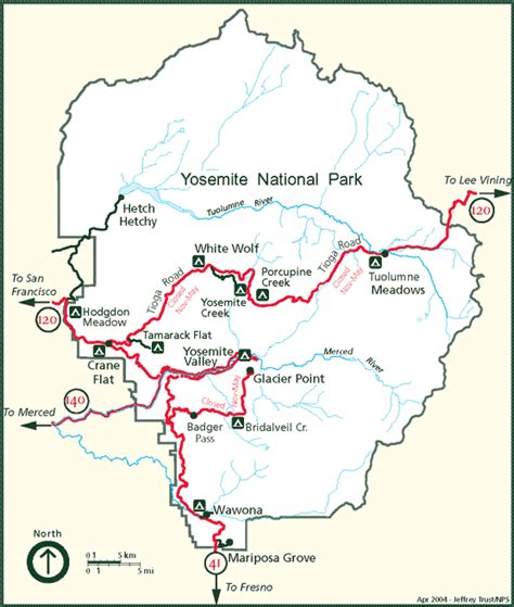 Auto Touring Yosemite National Park Us National Park Service