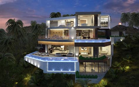 The 2nd floor terrace is going to be about 25x20feet, 3rd floor terrace will be on top of the 2nd floor one and half of the size. Exceptional Architecture Concepts From Vantage Design Group
