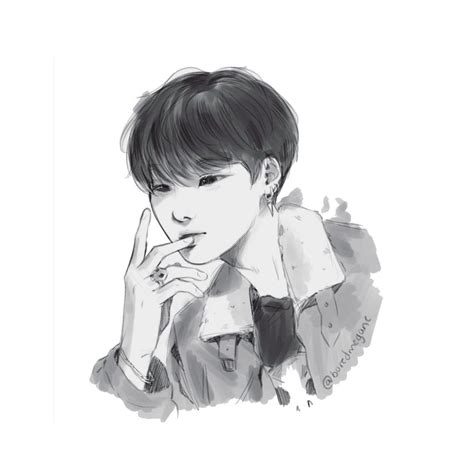 Boy Art Drawing Sketch Korean