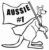 Australia Coloring Kangaroo Pages Super Aussie Say Kids Kidsplaycolor Choose Board Popular sketch template