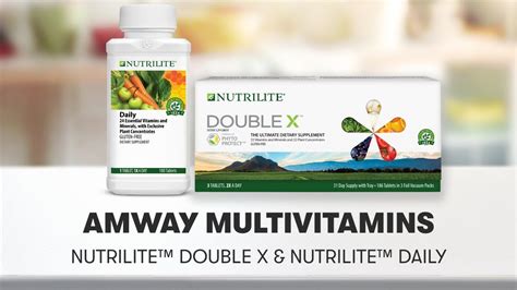 Meet your body's daily nutritional needs with nutrilite daily tablet packed with 11 essential vitamins maintain overall good health shop amway philippines. Amway Multivitamins: Nutrilite Double X & Nutrilite Daily ...