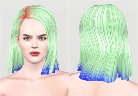 Long Wavy Hair Tera 129 By New Sea Retextured By Rusty Nail Sims 3