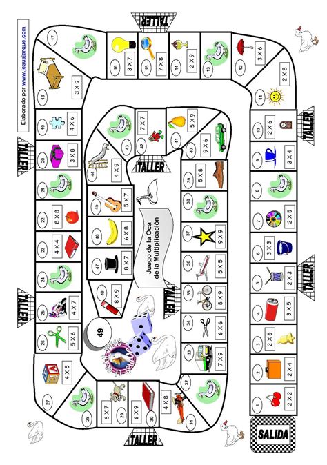 Denise, autora de la web let's play math, creó un juego de cartas que representa los tres modelos para multiplicar que ayudarán a los niños (los suyos y los tuyos) a trabajar la multiplicación por medio de juegos. TE CUENTO UN CUENTO: El juego de la Oca de la Multiplicación