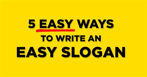 5 Easy Ways To Write An Easy Slogan Jukka Ahola Medium