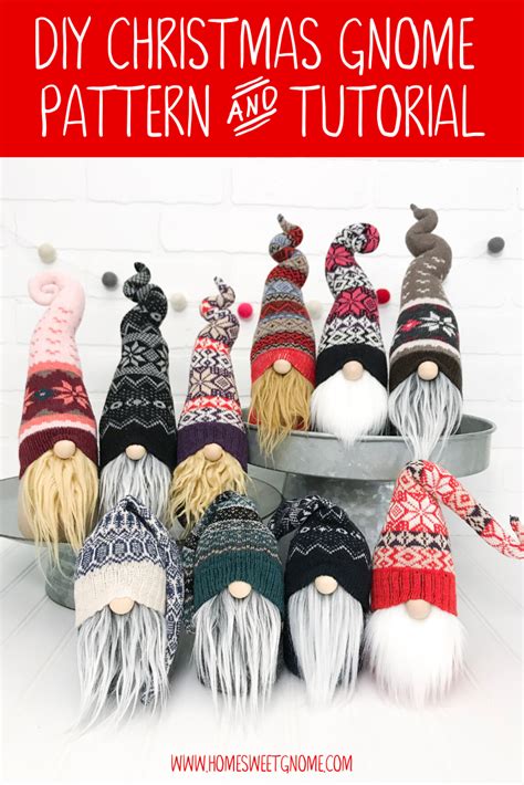 Diy Home Sweet Gnome Pattern Tutorial No Add Ons Included Gnome