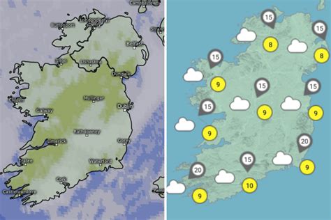 Irish Weather Forecast Met Eireann Predict Dry Day With Sunny Spells