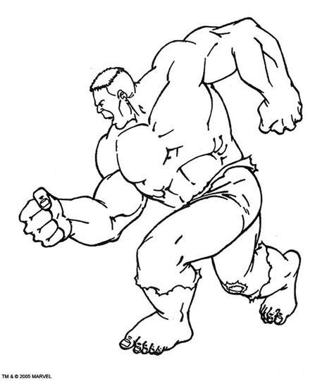 Kidsnfun Kleurplaat Hulk Hulk