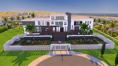 Celebrity Modern Mansion By Bellusim At Mod The Sims Sims 4 Updates