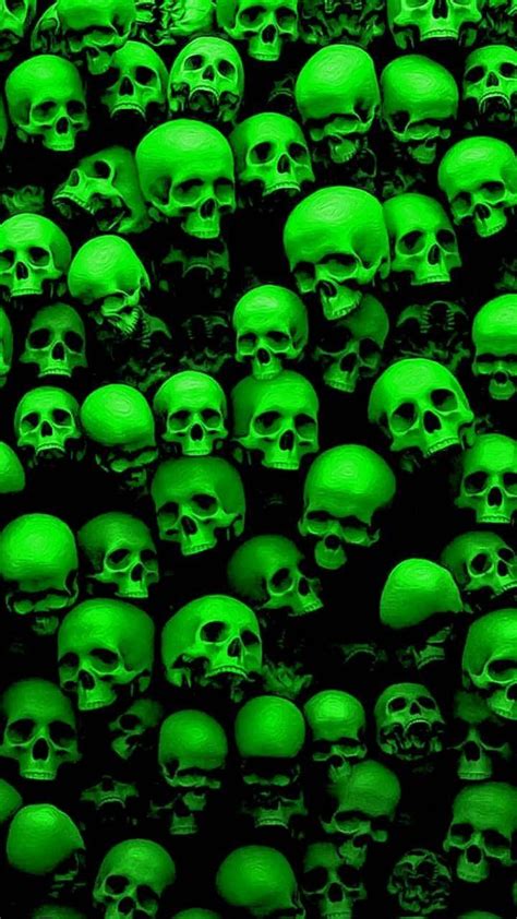 Green Skull Iphone Wallpapers Top Free Green Skull Iphone Backgrounds