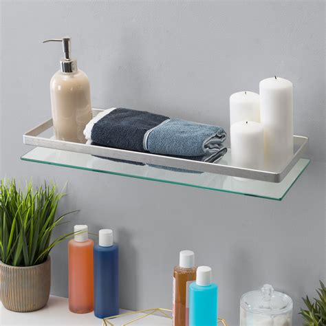 Glass Shelf For Bathroom Chrome Semis Online