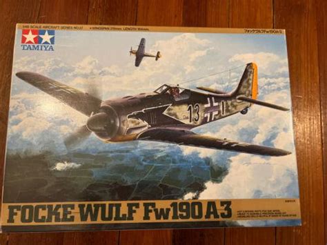 Tamiya 148 Focke Wulf Fw190 A3 Plastic Model Kit 61037 Sealed Parts No