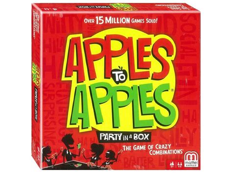 Apples To Apples Party In A Box Board Game Mattel Games New Sealed