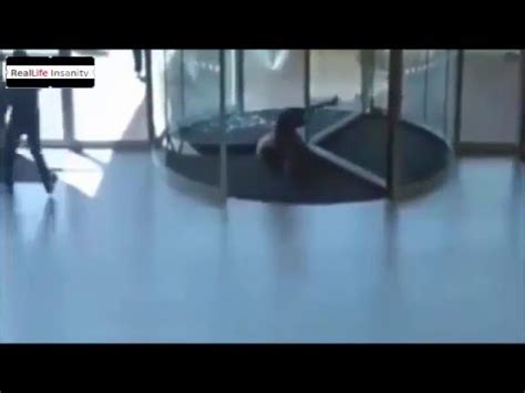 Woman Runs Into Glass Door Youtube
