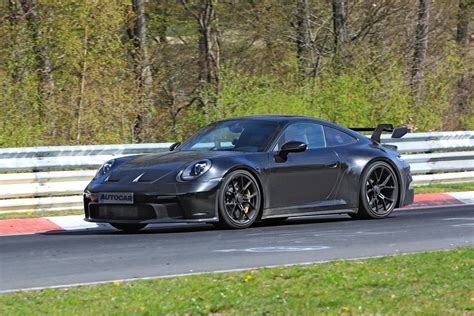 New 2021 Porsche 911 GT3 drops disguise at the Nurburgring | Autocar