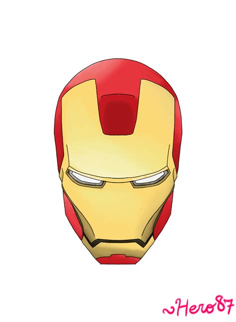 Iron Man Face Drawing Free Download On Clipartmag