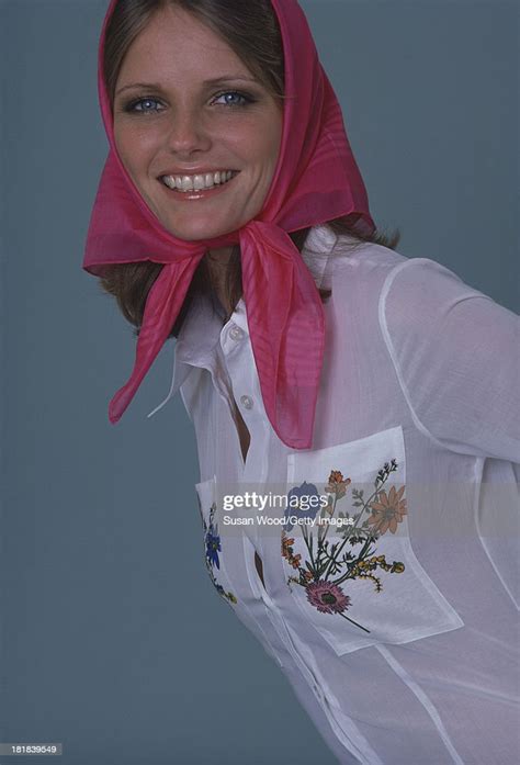 Portrait Of American Model And Actress Cheryl Tiegs As She Poses