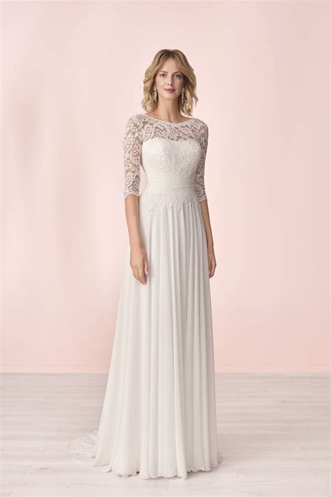 Farbe ist ganz leicht rosé. Brautkleid Elizabeth Konin 2019 - 4145T-1 | Vintage ...