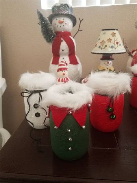 Diy Jar Crafts Snowman Crafts Bottle Crafts Holiday Crafts Holiday