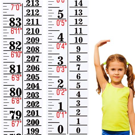 Growth Chart Baby Height Indicator Tape Ruler Height Growth Chart Ruler