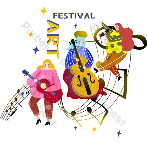 Art Festival Music Festival Cartoon Png Images Psd Free Download