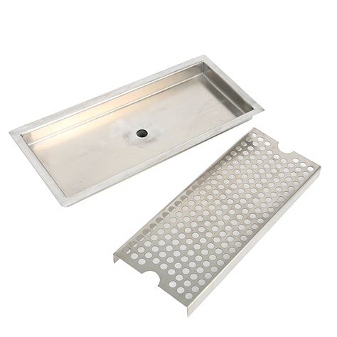 Beer Drip Tray Stainless Steel Flush Mount Drip Tray W Drain 12 Us