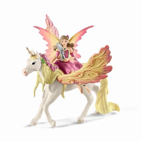 Ausmalbild von einer fee für kinder. Schleich Elfen: Schleich Feya mit Pegasus-Einhorn 70568