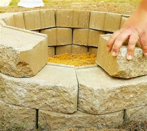 How to build a firepit with castlewall block / how to build a backyard firepit in 7 easy steps. How To Build A Cinder Block Fire Pit For $50 | Diy fire ...