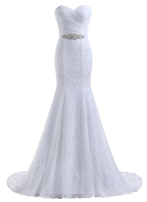 APC Likedpage Women S Lace Mermaid Bridal Wedding Dresses 64 99