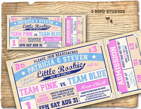 Gender reveal golf balls, baseballs, and basketballs are hugely popular ways to unveil whether your baby will be a boy or a girl. Baseball gender reveal invitation baseball baby by ...