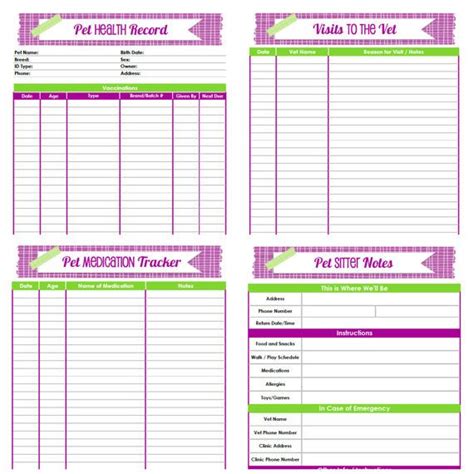 5.review this information periodically to be sure it is up to date. The Pet Set Dog Cat Organizing Printables by FreshandOrganized | ORGANIZE MY PETS!!! | Pinterest ...
