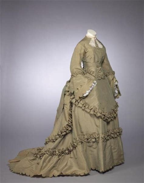 Day Dress Ca 1870 72from The Gemeentemuseum Den Haag Via Mode