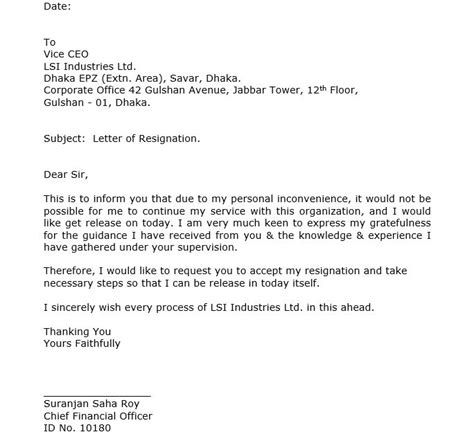 Resignation Letter To Employees For Your Needs Letter Template Collection