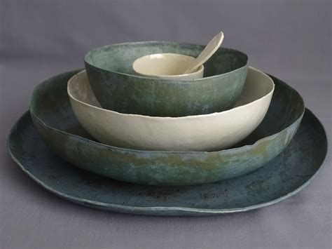 Handmade Ceramic Tableware Paperclay