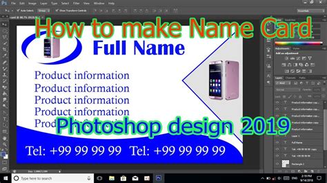 Take note of the estimated shipping date or tracking number so. How to make name card - photoshop design 2019 | how to ...