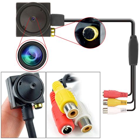 1000TVL Color Video Mini CCTV Security Audio Hidden Indoor Spy Camera