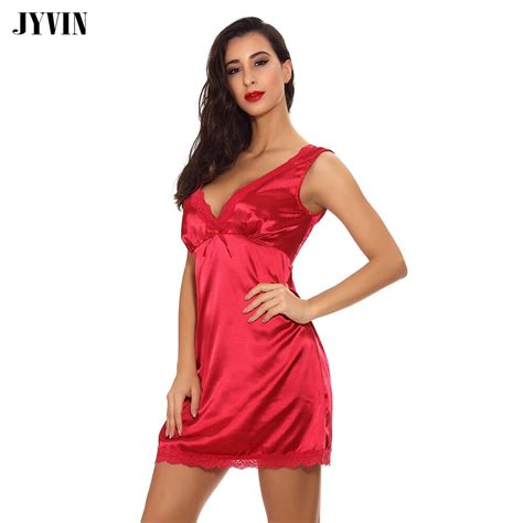 Jyvin Lingerie Sexy Costumes Hot Erotic Underwear Women Sexy Night Dress Sleepwear Nightgown Sex