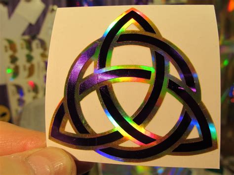 Celtic Trinity Knot Triquetra Sticker Merlin Edition Wee Etsy Uk