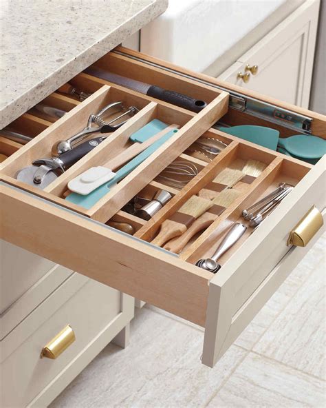 Drawers now store everything from utensils. Behind the Door: 17 Hidden Ways to Organize Your Kitchen