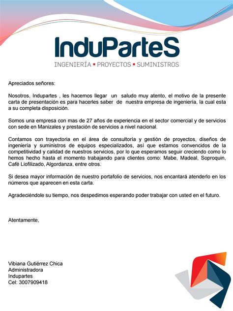 Modelo De Carta De Empresa