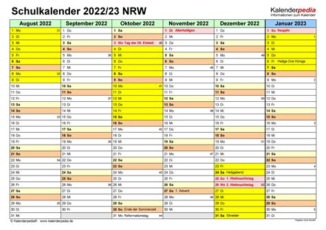Kalender 2023 Kostenlos Zum Ausdrucken Nrw Get Calendar 2023 Update