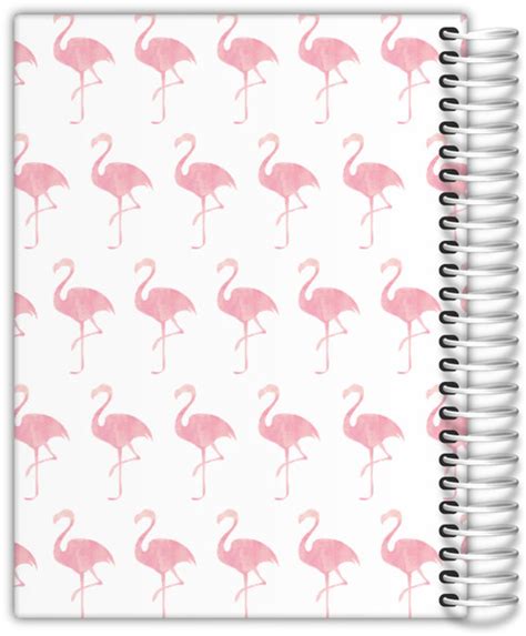 Pink Watercolor Flamingo Planner Weekly Planners