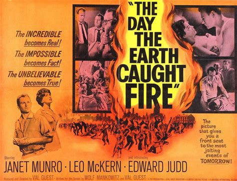 Janet Munro Leo Mckern And Edward Judd In The Day The Earth Caught