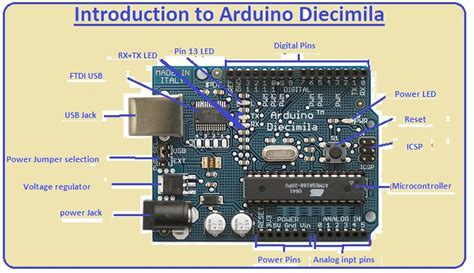 Introduction To Arduino Diecimila The Engineering Knowledge