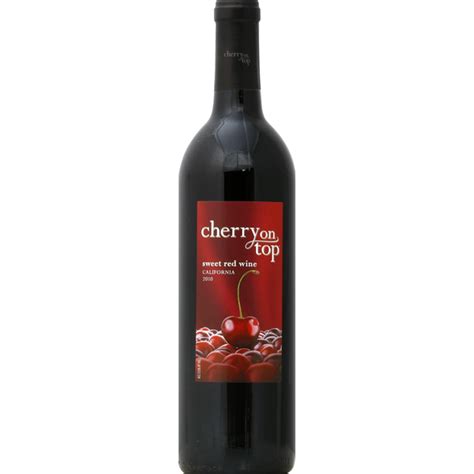 Cherry On Top Sweet Red Wine California 2010 750 Ml Instacart