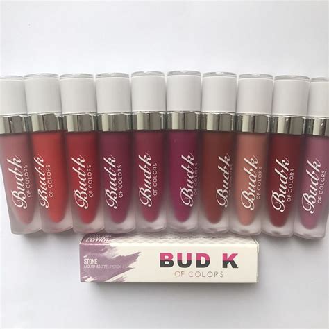 Bud K Professional Cosmetics Long Lasting Liquid Lip Gloss Matte Liquid Lipstick Bare With Me