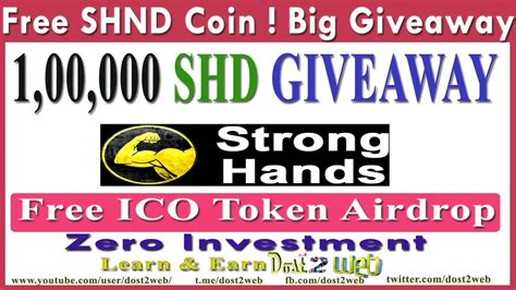 If you can go the distance crank up them miners and get to work! 1,00,000 SHND Strong Hands Coin GiveAway ! Join now ...