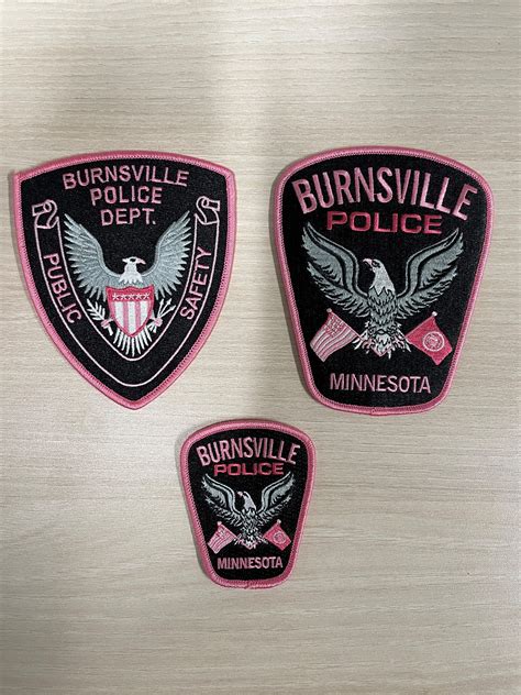 Burnsville Police Department Pink Patch Project
