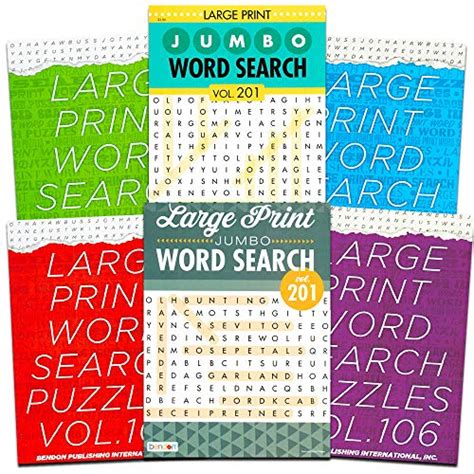 Large Print Word Search Books For Adults Super Set — 6