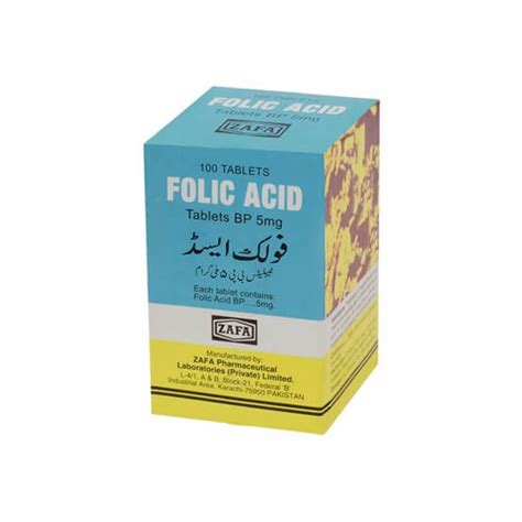 Folic Acid 5mg Tablets 100s View Price Uses And Side Effects